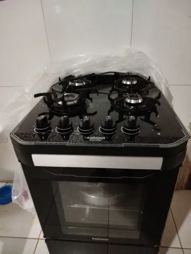 Um fogão 