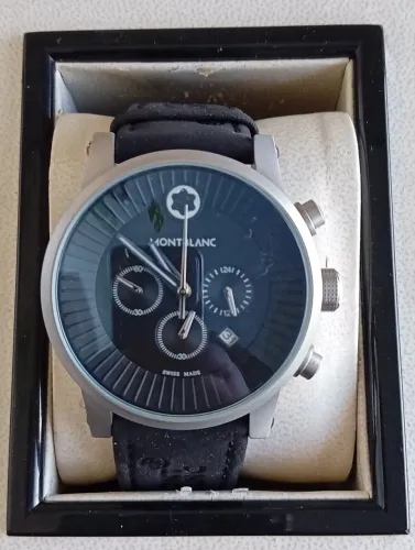Relógio Montblanc preto quartzo