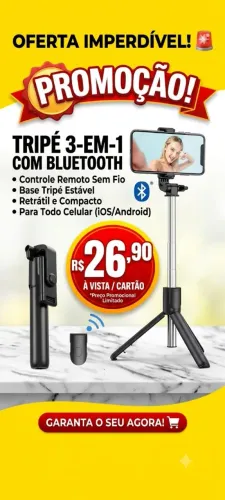 Tripé 3 em 1