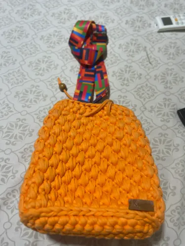 Bolsa de Crochê sacola