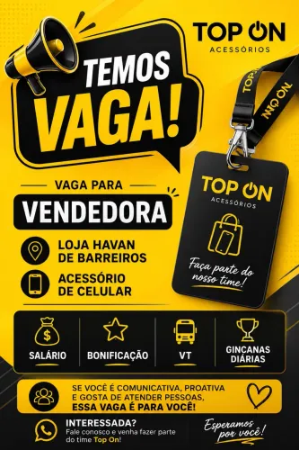 Vaga Vendedor (a)