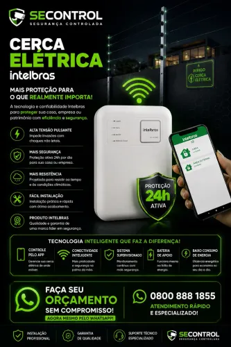 Cerca elétrica residencial intelbras