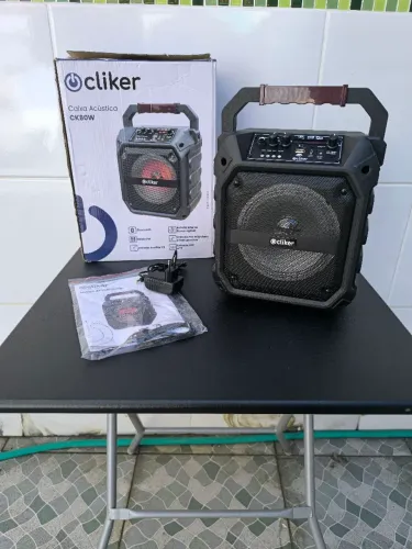 Caixa de som Cliker 80w Bluetooth 