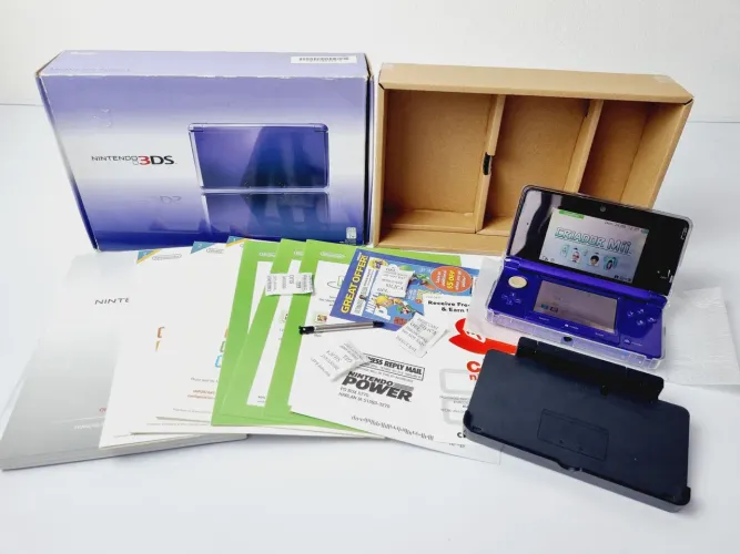 490- CONSOLE 3DS OLD ROXO (BLOQUEADO)