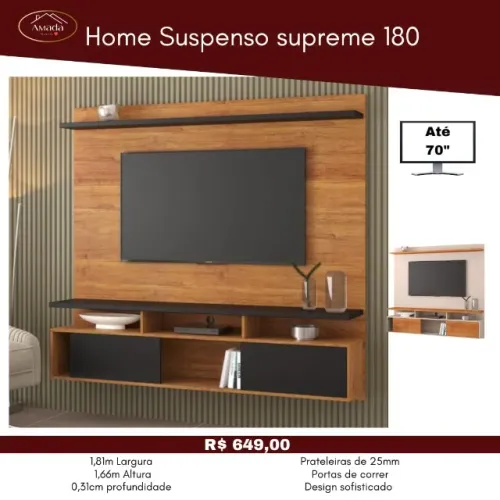 Home Suspenso 180, a pronta entrega 