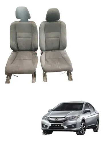 Jogo Banco Dianteiro Honda City 1.5 2013 Cinza