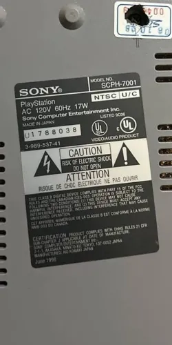 3 Playstation 1 fat SCPH-9001