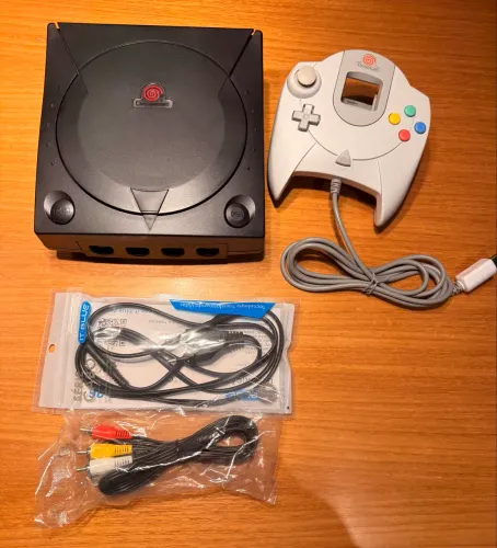 Dreamcast Revisado com GDEMU, mod. Bateria, controle, cabos novos e jogos