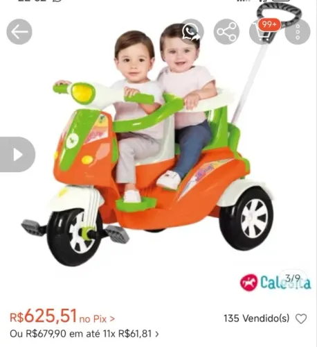 Carrinho de passeios de gêmeos 