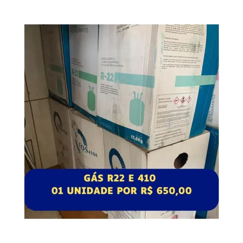 Gás R22 e R410 EOS