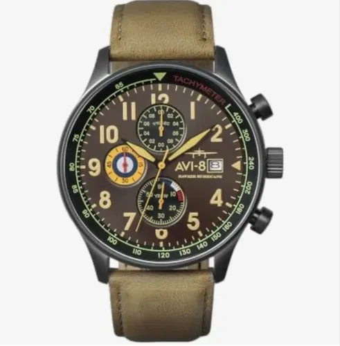 Relógio AVI-8 Hawker Hurricane Cronógrafo Novo