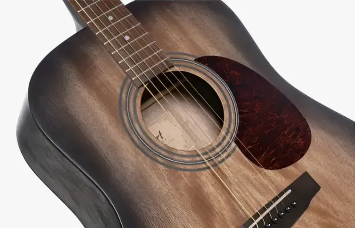 Violão Folk Cort Earth60M OPTB/ LrBaggs Lyric