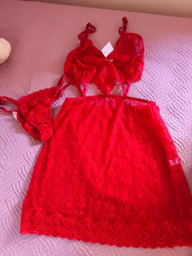 Lingerie conjunto novo lindo! Motivo da venda divórcio!
