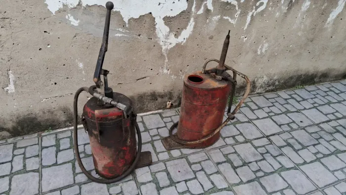 Bomba de óleo e engraxadeira 