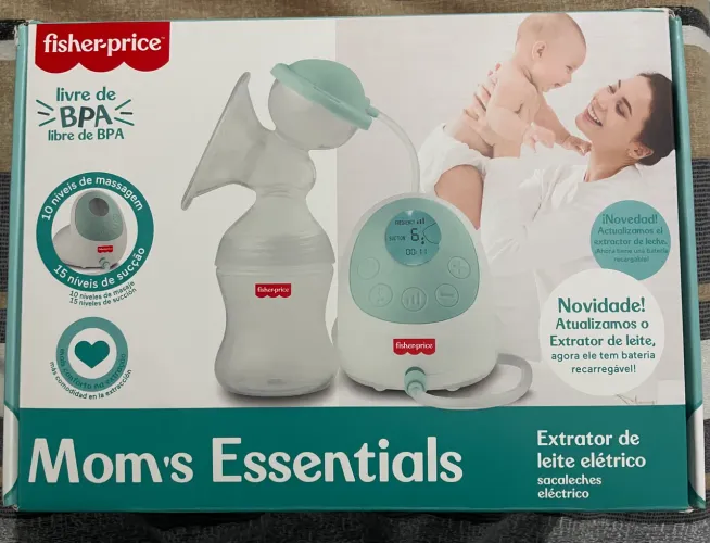 O Extrator de Leite Elétrico Mom's Essentials da Fisher-Price!