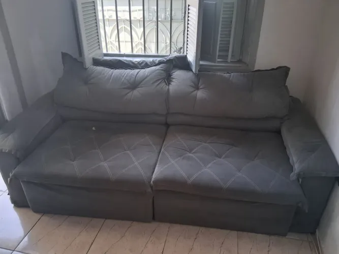 Sofá retrátil + Painel para TV