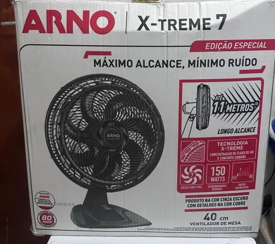 Ventilador Arno X -Treme 7 , Novo..$170. Não Entrego .