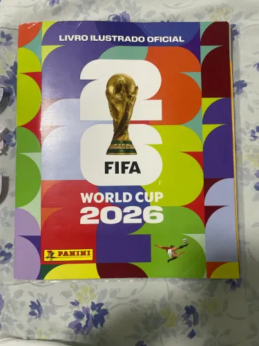 Álbum de figurinhas da copa do mundo - capa mole completo