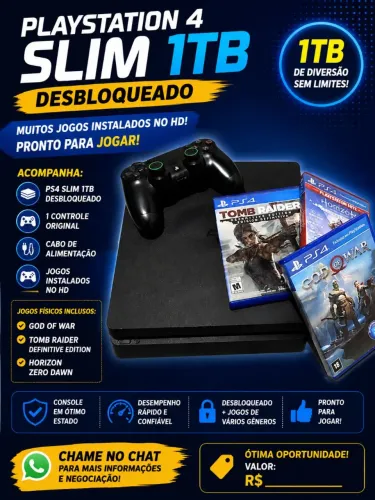 Ps4 slim desbloqueado
