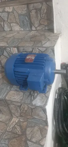 Motor Weg trifásico 8 cv alta rotação funcionando perfeitamente