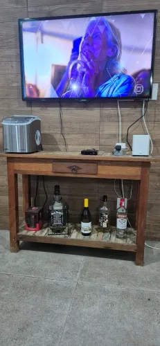 Rack de madeira aparador demolição
