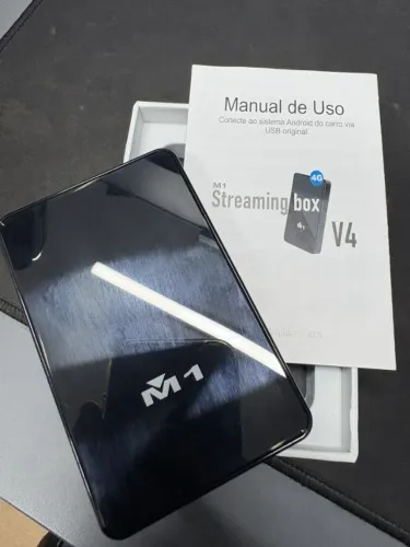 Streaming Box M1 V4 4G Android 13 4GB/64GB CarPlay - NOVO na caixa