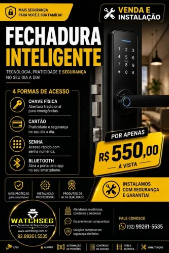FECHADURA DIGITAL COM INSTALAÇÃO