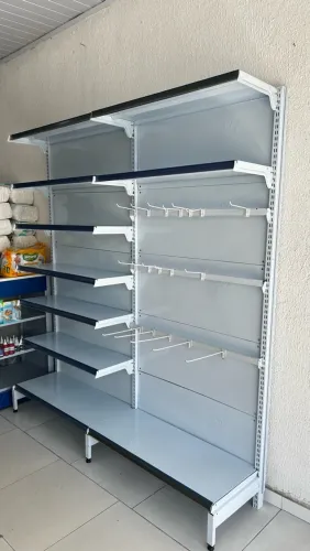 Gôndolas de farmácia de parede 5 unidades