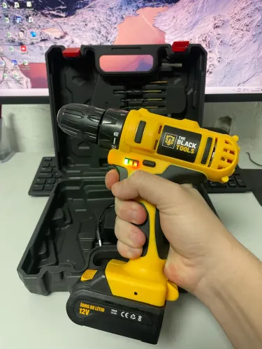 Furadeira Parafusadeira 12V Sem Fio A Bateria