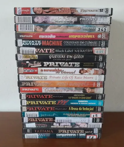 Lote 25 Dvds Private Originais