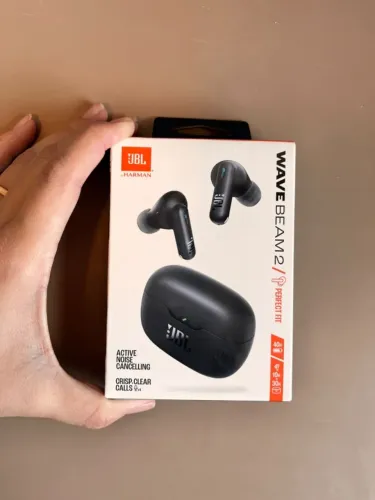 Fone de Ouvido Sem Fio, JBL, Bluetooth, Wave Beam 2