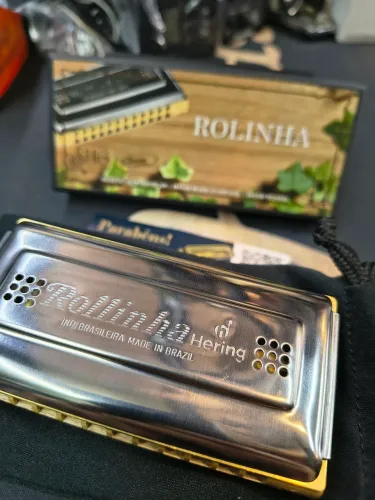 Gaita Hering rolinha 48 vozes com estojo compre o melhor instrumento de sopro do brasil