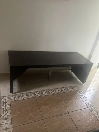 Rack MDF reforçado IMBUÍA com rodinhas 1,65 X 0,59 M