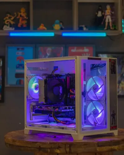 PC Gamer I7 8700, RX 580 8GB, 16GB RAM, NVMe 256GB, H310, Fonte 500W
