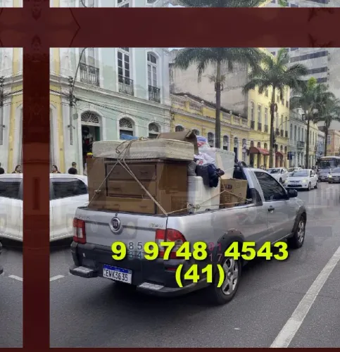 Frete garantindo qualidade e segurança para sua mudança em Curitiba e região!