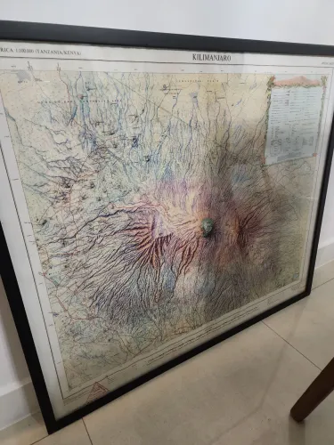 Quadro Kilimanjaro rotas