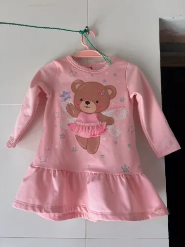 Vestido Kukié rosa tamanho G