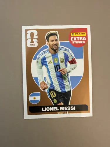 Figurinha Panini Lionel Messi Bronze