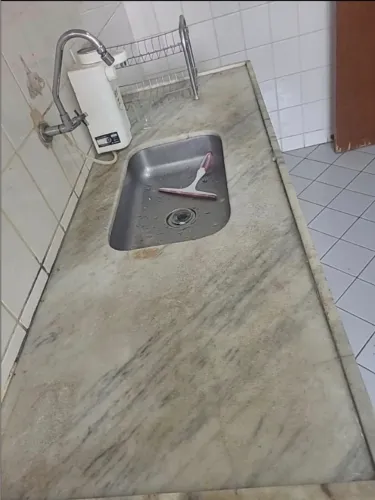 Mármore precisando de limpeza