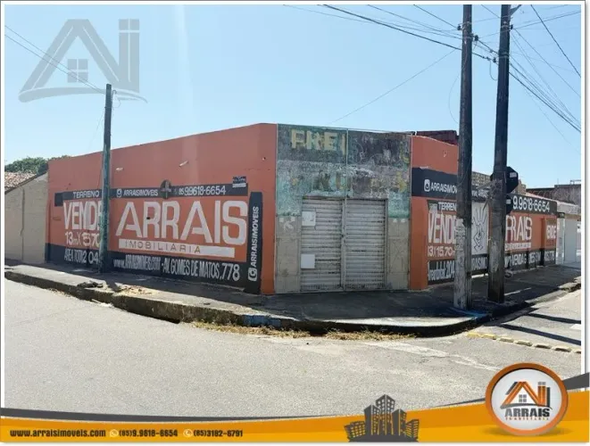 Terreno à venda, 204 m² por R$ 480.000,00 - Montese - Fortaleza/CE