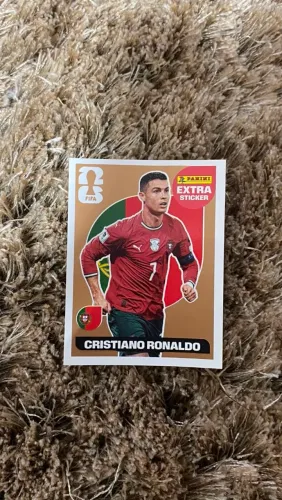 Figurinha legend Cristiano Ronaldo CR7 bronze 