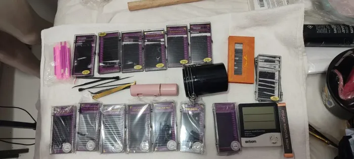 Kit Completo para Extensão de Cílios Nagaraku + Acessórios
