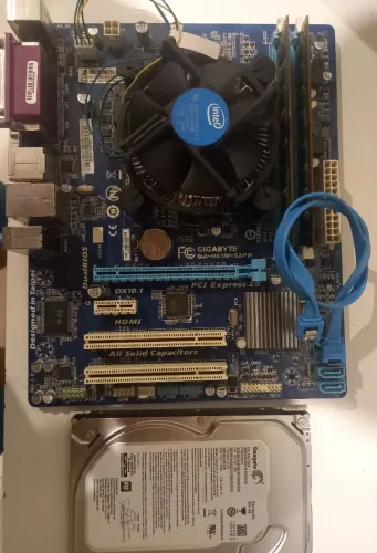 Kit Upgrade Intel Core i7 3770 + Placa Mãe Gigabyte H61M + 8GB RAM