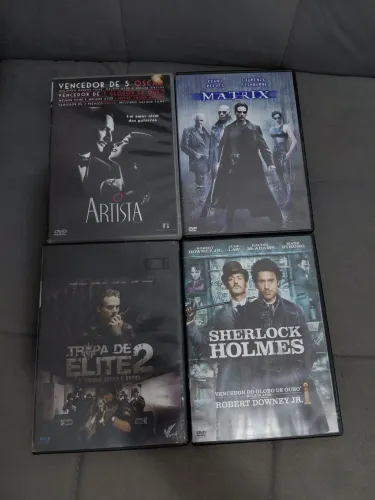 Coleção o artista, tropa de elite 2, sherlock holmes e matrix