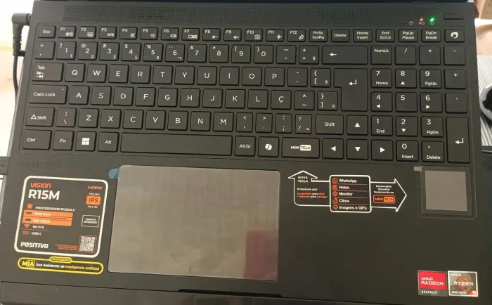 NOTEBOOK POSITIVO VISION R15M W11 HOME 512GB 16 RAM