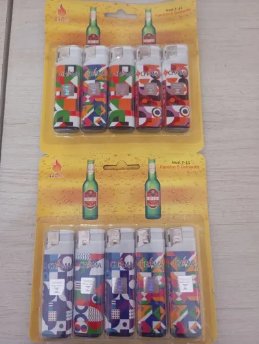 Cartela de isqueiro
