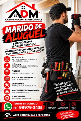 Marido de aluguel & Reformas em geral