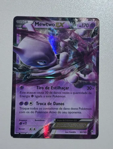 Carta Pokémon Mewtwo-EX (62/162)
