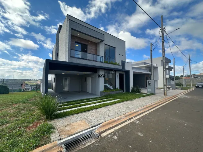 Casa à venda no Condomínio Reserva Ecoville - Ponta Grossa/PR | 3 suítes | 160 m²