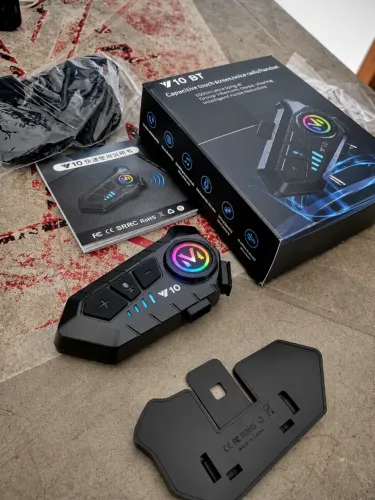 Fone de Ouvido bluetooth para Capacete de Moto | Intercomunicador de moto Bluetooth